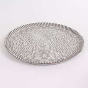 Round Tray with Embossing, 40 cm ― Contieurope
