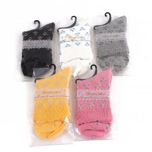 Socks with Flower Pattern ― Contieurope