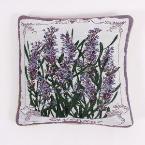 Cushion Cover with Lavender Pattern ― Contieurope