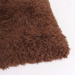 Szőrös takaró, barna, 200×230 cm
