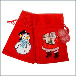 Textile Christmas gift bag ― Contieurope