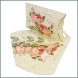 Rose patterned gift box (small) ― Contieurope
