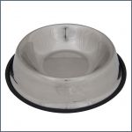 Metal dog feeding bowl (diameter: 20 cm)