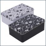 Tin box (white or black)