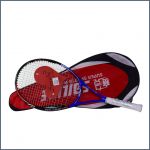 Tennis racket with bag